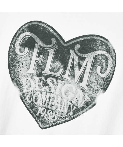F.ILLUMINATE（フィルミネイト）の「FLM ヴィンテージハートグラフィックTシャツ-ホワイト（Tシャツ/カットソー・レディース・その他・SMALL/MEDIUM/LARGE）」の7枚目の写真