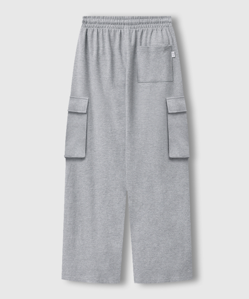 LEMAIN SECOND（リメインセカンド）の「ONE-TUCK WIDE CARGO SWEAT PANTS [GRAY] - NON FLEECE ver（スウェットパンツ・レディース・その他・X-LARGE/SMALL/MEDIUM/LARGE）」の7枚目の写真