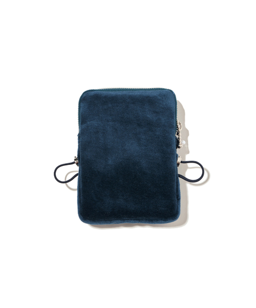 Kijun(キジュン)の「Velour Mini Bag Navy(メッセンジャーバッグ・レディース・その他・OS)」の3枚目の写真