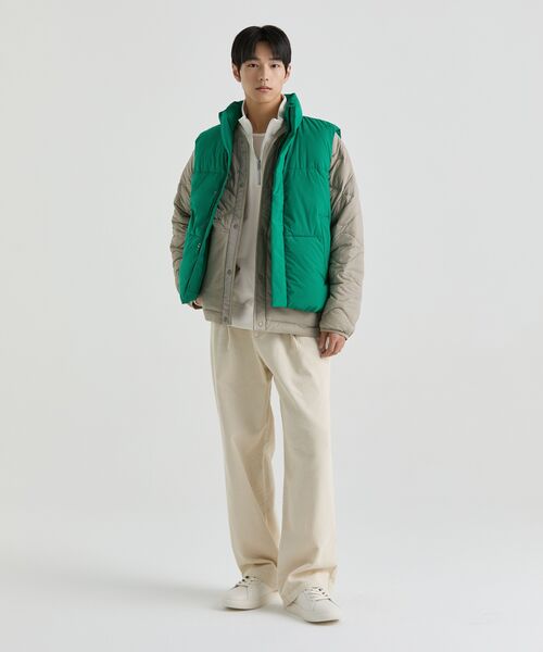 MUSINSA STANDARD（ムシンサスタンダード）の「特大のハーフジップアップスウェットシャツ[クリーム]（スウェット・メンズ・その他・MEDIUM/LARGE/X-LARGE/XX-LARGE/XXX-LARGE）」の6枚目の写真