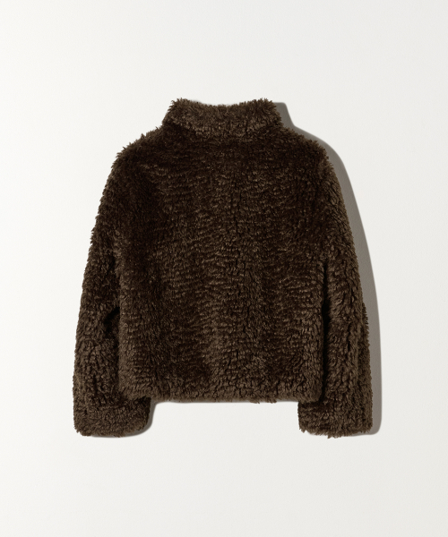 TTUDEMENT(トュードメント)の「TEDDY FUR JUMPER DARK BROWN(その他アウター・レディース・その他・SMALL/MEDIUM)」の4枚目の写真