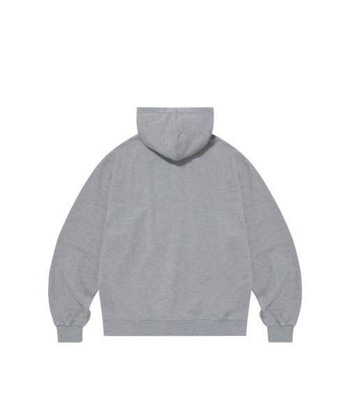 WOOALONG(ウアロン)の「(起毛)Signatureフードジップアップ - グレー(パーカー・レディース・ライトグレー・LARGE/MEDIUM/SMALL)」の2枚目の写真