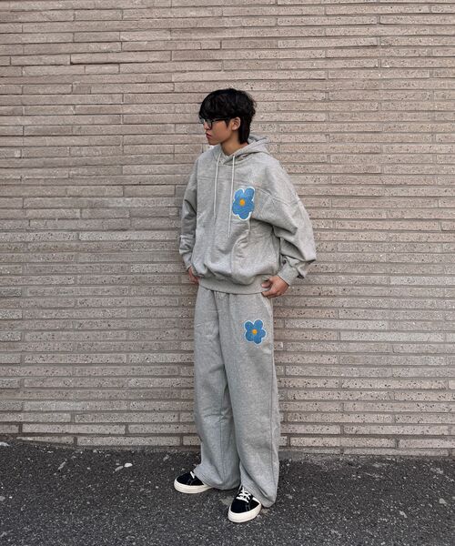 TAKEASY(テイクイージー)の「アプリケスウェットパンツ(メランジグレー)(スウェットパンツ・メンズ・その他・MEDIUM/LARGE)」の11枚目の写真