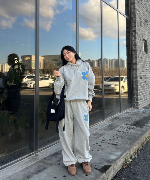 TAKEASY(テイクイージー)の「アプリケスウェットパンツ(メランジグレー)(スウェットパンツ・メンズ・その他・MEDIUM/LARGE)」の13枚目の写真