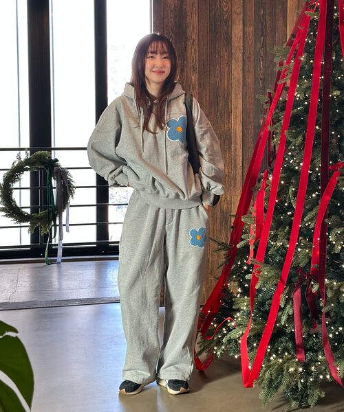 TAKEASY(テイクイージー)の「アプリケスウェットパンツ(メランジグレー)(スウェットパンツ・メンズ・その他・MEDIUM/LARGE)」の14枚目の写真