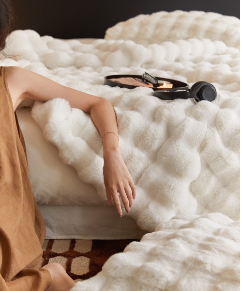 REBALANCE（リバランス）の「フワフワブランケット100×160cm（ブランケット・メンズ・B/A/E/D/C・FREE）」の10枚目の写真