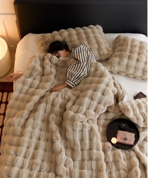 REBALANCE（リバランス）の「フワフワブランケット100×160cm（ブランケット・メンズ・B/A/E/D/C・FREE）」の13枚目の写真