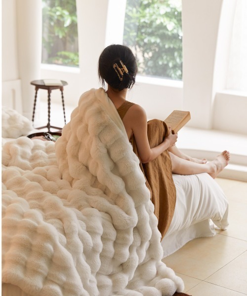 REBALANCE（リバランス）の「フワフワブランケット100×160cm（ブランケット・メンズ・B/A/E/D/C・FREE）」の11枚目の写真