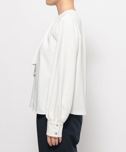 LOWRYS FARM（ローリーズファーム）の「ｄａｙｍｅタイブラウス 628651（シャツ/ブラウス・レディース・ホワイト・FREE）」の18枚目の写真