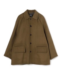 GALERIE VIE | ウールダブルフェイス ステンカラーコート(ステンカラーコート)