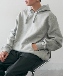KNOCKER（ノッカー）の「【KNOCKER】Heavyweight Fleece HoodedSweatshirt ヘビーウェイト フリース プルオーバーパーカー フーディー 裏起毛 オーバーサイズ HD1000 UNTR（パーカー）」