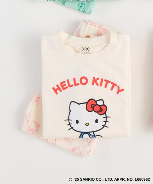 BRANSHES(ブランシェス)の「【WEB限定/DRC/サンリオキャラクターズ】長袖ルームウェア・こども(ルームウェア/パジャマ・キッズ・オフホワイト/ラベンダー/エメラルド/ブルーグレー/ブラウン/グリーン/サックスブルー/ピンク・100/120/110/130/90)」の16枚目の写真