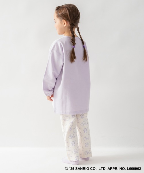 BRANSHES(ブランシェス)の「【WEB限定/DRC/サンリオキャラクターズ】長袖ルームウェア・こども(ルームウェア/パジャマ・キッズ・オフホワイト/ラベンダー/エメラルド/ブルーグレー/ブラウン/グリーン/サックスブルー/ピンク・100/120/110/130/90)」の21枚目の写真