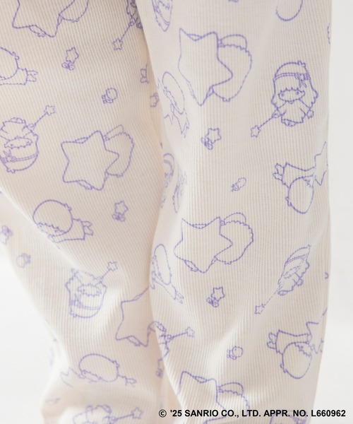 BRANSHES(ブランシェス)の「【WEB限定/DRC/サンリオキャラクターズ】長袖ルームウェア・こども(ルームウェア/パジャマ・キッズ・オフホワイト/ラベンダー/エメラルド/ブルーグレー/ブラウン/グリーン/サックスブルー/ピンク・100/120/110/130/90)」の22枚目の写真
