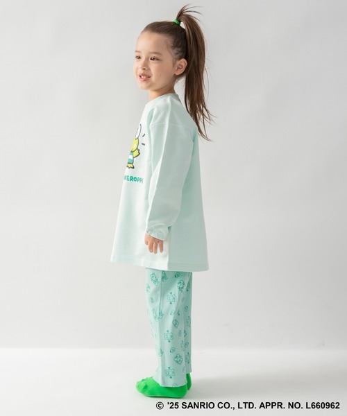 BRANSHES(ブランシェス)の「【WEB限定/DRC/サンリオキャラクターズ】長袖ルームウェア・こども(ルームウェア/パジャマ・キッズ・オフホワイト/ラベンダー/エメラルド/ブルーグレー/ブラウン/グリーン/サックスブルー/ピンク・100/120/110/130/90)」の18枚目の写真