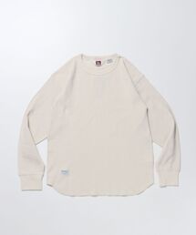 【BEN DAVIS(ベンデイビス)】WAFFLE L/S CREW / ビッグシルエット ワッフル クルーネック 長袖 レイヤード