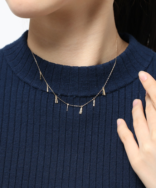 agete(アガット)の「K10ネックレス(ネックレス)」 - WEAR agete(アガット)の「K10ネックレス(ネックレス)」 - WEAR