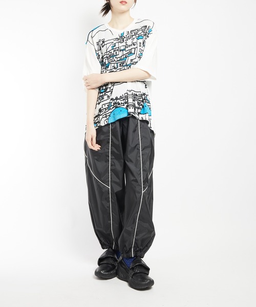 gomme(ゴム)の「バックタックT(Tシャツ/カットソー・レディース・グレー/ホワイト/ブラック・MEDIUM)」の10枚目の写真