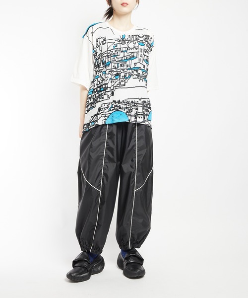 gomme(ゴム)の「バックタックT(Tシャツ/カットソー・レディース・グレー/ホワイト/ブラック・MEDIUM)」の11枚目の写真