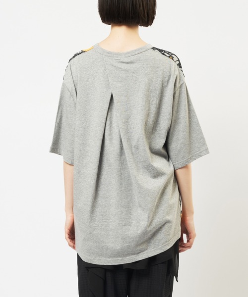 gomme(ゴム)の「バックタックT(Tシャツ/カットソー・レディース・グレー/ホワイト/ブラック・MEDIUM)」の15枚目の写真
