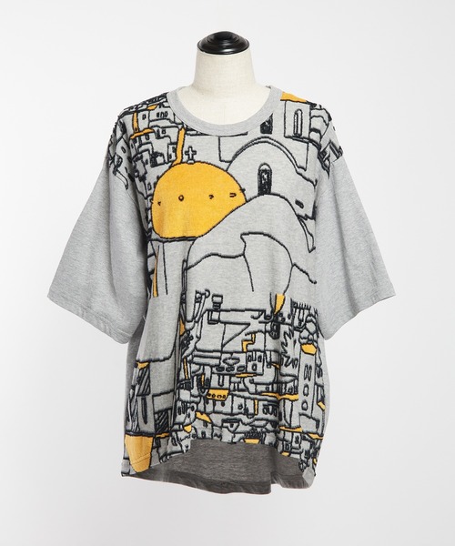 gomme(ゴム)の「バックタックT(Tシャツ/カットソー・レディース・グレー/ホワイト/ブラック・MEDIUM)」の16枚目の写真