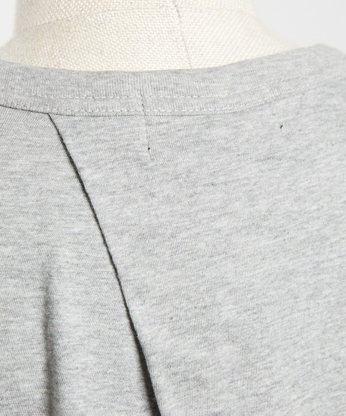 gomme(ゴム)の「バックタックT(Tシャツ/カットソー・レディース・グレー/ホワイト/ブラック・MEDIUM)」の21枚目の写真