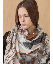 MAXZA（マージャコレクション）の「マルチパターンミックスビッグサイズスカーフ（バンダナ/スカーフ）」