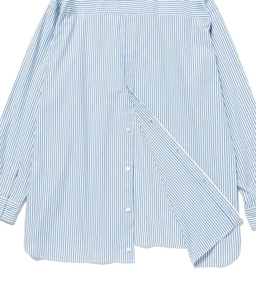 BEAMS（ビームス）の「バックボタンシャツ（シャツ/ブラウス・メンズ・ホワイト/ブルー・S/XL/L/M）」の6枚目の写真