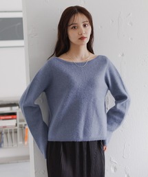 Andemiu | 2WAYアンゴラVカーディガン612422(ニット/セーター)