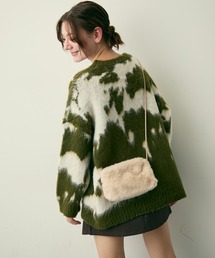 Lunea | 2wayスクエアワンハンドルファーバッグ/2種類のショルダー紐付き(ショルダーバッグ)