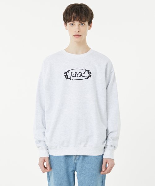 LMCの「FLOWER OVAL SWEATSHIRT light heather gray（スウェット・レディース・その他・MEDIUM/SMALL/X-LARGE/LARGE）」の3枚目の写真