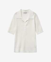 COLLAR KNITWEAR_WHITE