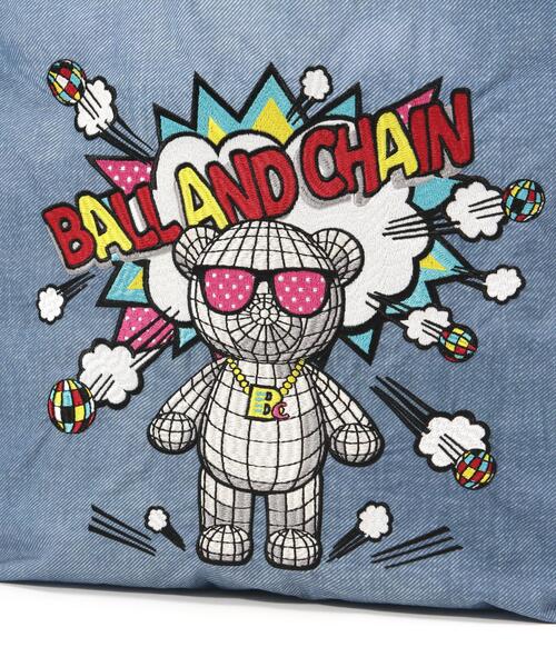 Ball&Chain(ボールアンドチェーン)の「Ball&Chain(ボールアンドチェーン) KUMA BOOM/Mサイズ(エコバッグ/サブバッグ・レディース・ブラック/タン/ピンク・F)」の8枚目の写真