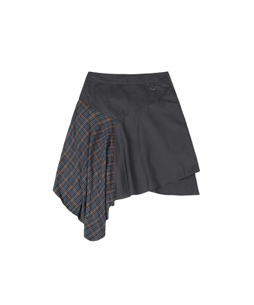 TUOMIO（トゥオミオ）の「LAYERED ASYMMETRIC SKIRT [CHARCOAL]（スカート・レディース・その他・1/2）」の3枚目の写真