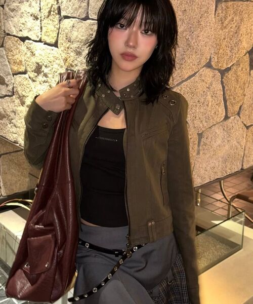 TUOMIO（トゥオミオ）の「LAYERED ASYMMETRIC SKIRT [CHARCOAL]（スカート・レディース・その他・1/2）」の10枚目の写真
