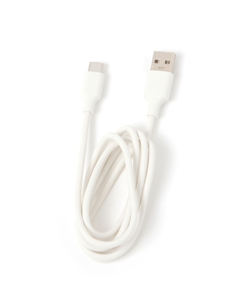 LAKOLE（ラコレ）の「USB Type-Cケーブル[1m] / 601576（スマホグッズ・レディース・チャコール/アイボリー・FREE）」の2枚目の写真