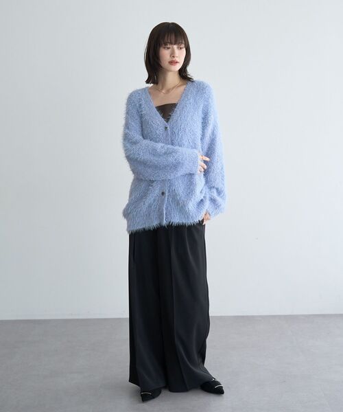 YECCA VECCA（イェッカヴェッカ）の「金釦ワイドパンツ（その他パンツ・レディース・ベージュ/アイボリー/ブラック・S/M）」の8枚目の写真