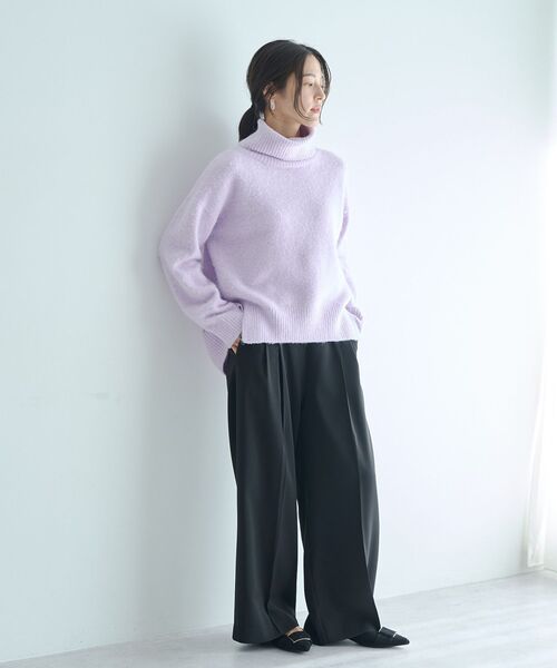 YECCA VECCA（イェッカヴェッカ）の「金釦ワイドパンツ（その他パンツ・レディース・ベージュ/アイボリー/ブラック・S/M）」の22枚目の写真