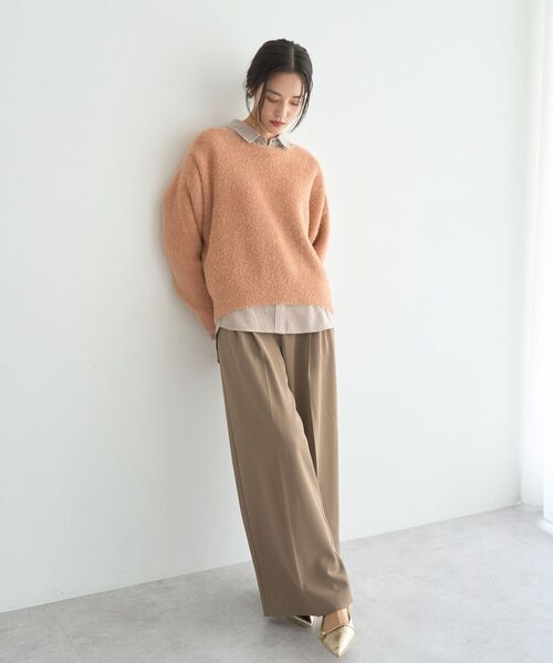 YECCA VECCA（イェッカヴェッカ）の「金釦ワイドパンツ（その他パンツ・レディース・ベージュ/アイボリー/ブラック・S/M）」の18枚目の写真