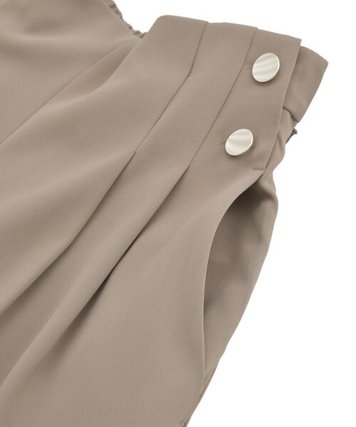 YECCA VECCA（イェッカヴェッカ）の「金釦ワイドパンツ（その他パンツ・レディース・ベージュ/アイボリー/ブラック・S/M）」の11枚目の写真