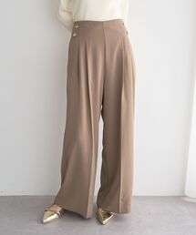 YECCA VECCA | 金釦ワイドパンツ(その他パンツ)
