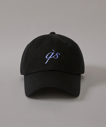 QS（キュース）の「Lowercase Logo Ball Cap (Black/Blue)（キャップ）」