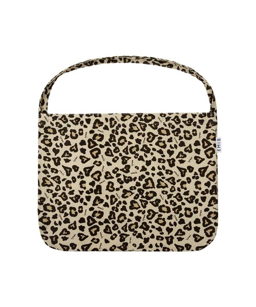 EMIS(イミス)の「CORDUROY EMIS LEOPARD ECO BAG(エコバッグ/サブバッグ・レディース・ピンク/ベージュ/ダークグレー/ブルー・FREE)」の1枚目の写真