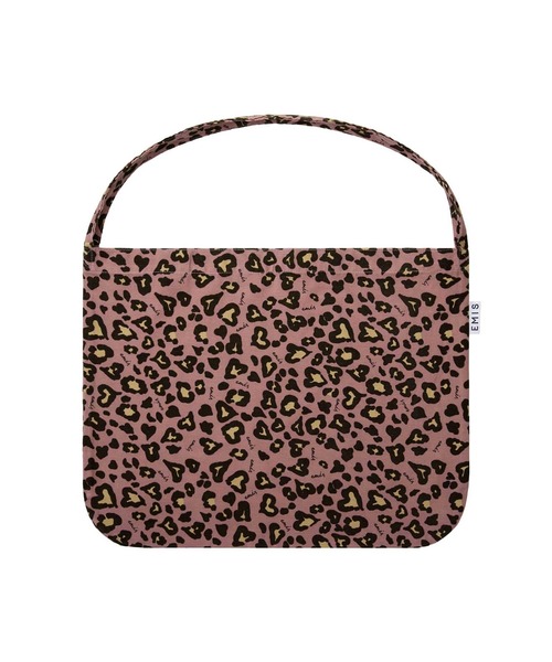 EMIS(イミス)の「CORDUROY EMIS LEOPARD ECO BAG(エコバッグ/サブバッグ・レディース・ピンク/ベージュ/ダークグレー/ブルー・FREE)」の4枚目の写真