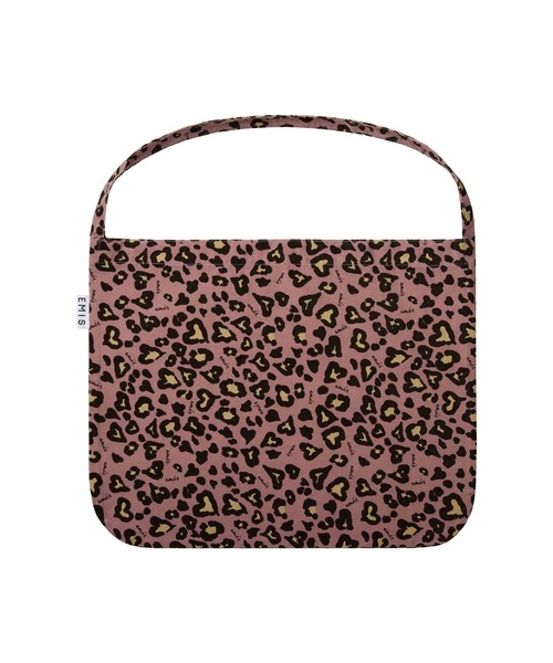 EMIS(イミス)の「CORDUROY EMIS LEOPARD ECO BAG(エコバッグ/サブバッグ・レディース・ピンク/ベージュ/ダークグレー/ブルー・FREE)」の10枚目の写真