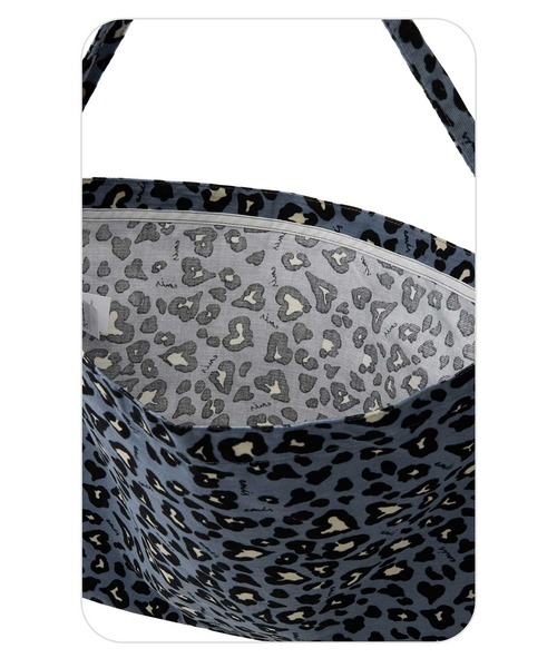 EMIS(イミス)の「CORDUROY EMIS LEOPARD ECO BAG(エコバッグ/サブバッグ・レディース・ピンク/ベージュ/ダークグレー/ブルー・FREE)」の20枚目の写真