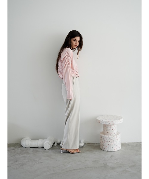 Katrin TOKYO（カトリーントーキョー）の「gather crewneck knit（ニット/セーター・レディース・ピンク/グレー/ネイビー・FREE/XS）」の10枚目の写真