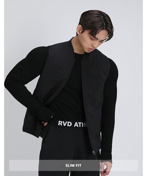 RVD(アールブイディー)の「ランニングライトパディングベスト(ブラック)(ダウンベスト・メンズ・その他・LARGE/X-LARGE/2XL)」の2枚目の写真