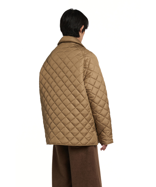 TRUNK PROJECT(トランクプロジェクト)の「Collar Quilted Jacket_Khaki(ダウンジャケット/コート・メンズ・カーキ・X-SMALL)」の2枚目の写真
