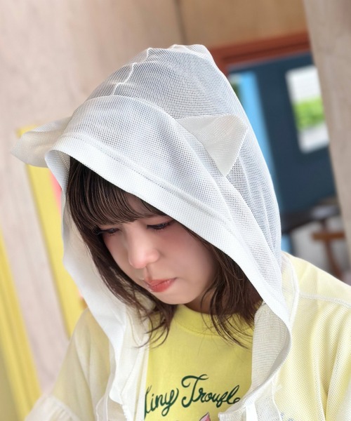 MILK（ミルク）の「CATイヤー メッシュパーカー（パーカー・レディース・C/A・FREE）」の11枚目の写真